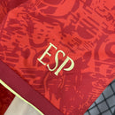 Camisa Seleção Espanha Edição Especial 2024/25 - Comma Torcedor Masculina - Vermelha/Dourada