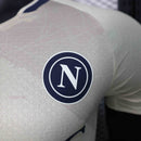 Camisa Napoli 2024/25 - EA7 Jogador Masculina - Creme/Preta