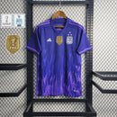 Camisa Seleção Argentina Away 2022/23 - Adidas Torcedor Masculina - Azul/Roxa