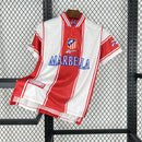 Camisa Atlético de Madrid Home 1999/00 - Reebok Retrô Masculina - Branca/Vermelha
