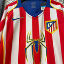 Camisa Manga Longa Atlético de Madrid Home 2004/05 - Nike Retrô Masculina - Vermelha/Branca