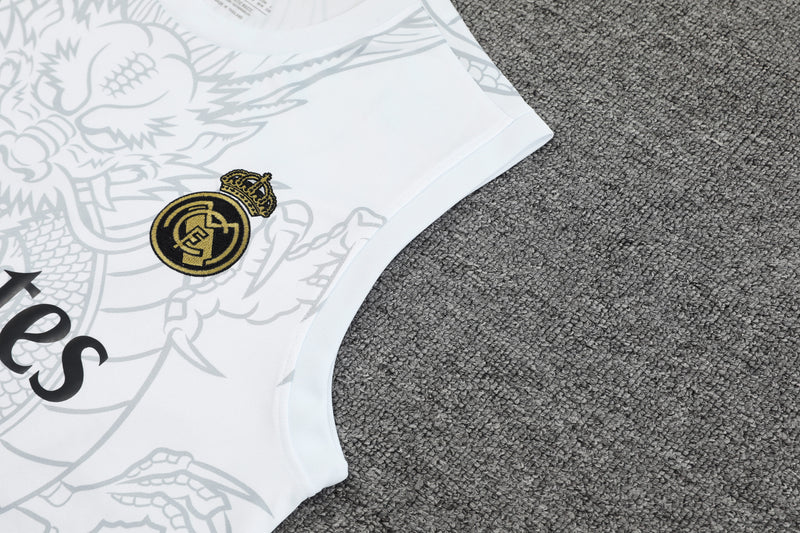 Kit Treino (Regata + Shorts) - Real Madrid 2024/25 Dragon