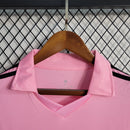 Camisa Pronta Entrega Inter Miami Home 2023/24 - Adidas Torcedor Masculina - Rosa/Preta