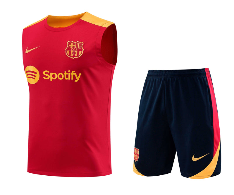 Kit Treino (Regata + Shorts) - Barcelona 2024/25
