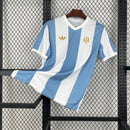 Camisa Pronta Entrega Seleção Argentina Edição Especial 2024/25 - Adidas Torcedor Masculina - Branca/Azul