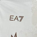Camisa Napoli Away 2025/26 - EA7 Torcedor Masculina - Branca/Marrom