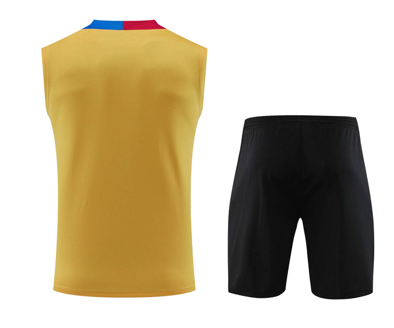 Kit Treino (Camisa + Shorts) - Barcelona 2024/25