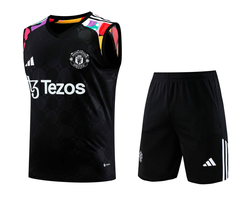 Kit Treino (Regata + Shorts) - Manchester United 2024/25