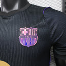 Camisa Barcelona Away 2026/27 - Jogador Masculina - Preta/Roxa