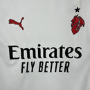 Camisa Pronta Entrega AC Milan Away 2025/26 - Puma Torcedor Masculina - Branca/Vermelha