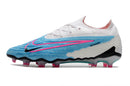 Chuteira Campo Nike Phantom GX Elite - Branca/Azul
