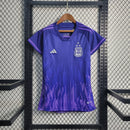 Camisa Seleção Argentina Away 2022/23 - Adidas Torcedor Feminina - Azul/Roxa