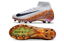 Chuteira Campo Pronta Entrega Nike Air Zoom Mercurial Superfly Elite - Branca/Laranja