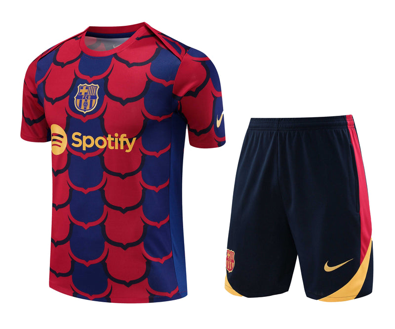 Kit Treino (Camisa + Shorts) - Barcelona 2024/25