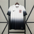 Camisa Corinthians Home 2024/25 - Nike Torcedor Masculina - Branca/Preta