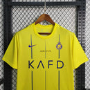 Camisa Pronta Entrega Al-Nassr Home 2023/24 - Nike Torcedor Masculina - Amarela/Azul