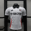 Camisa Fulham Home 2024/25 - Adidas Jogador Masculina - Branca/Preta