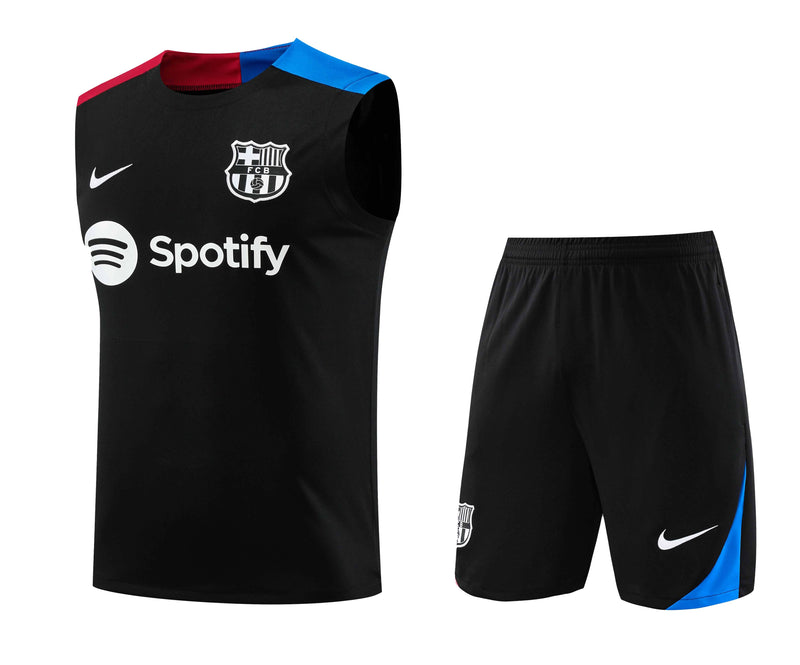 Kit Treino (Camisa + Shorts) - Barcelona 2024/25