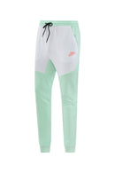 Kit Conjunto Nike Tech Fleece - Jaqueta e Calça- Verde/Branca