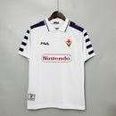 Camisa Fiorentina Away 1998/99 - Fila Retrô Masculina - Branca/Roxa