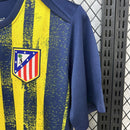 Camisa Atlético de Madrid Treino 2025/26 - Nike Torcedor Masculina - Azul/Amarela