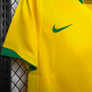 Camisa Seleção Brasil Home 2006/07 - Nike Retrô Masculina - Amarela/Verde