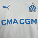 Camisa Pronta Entrega Olympique de Marseille Home 2024/25 - Puma Torcedor Masculina - Branca/Azul