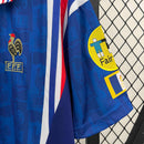 Camisa Pronta Entrega Seleção França Home 1996/97 - Adidas Retrô Masculina - Azul/Branca