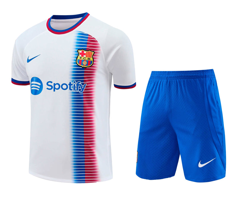 Kit Treino (Camisa + Shorts) - Barcelona 2024/25