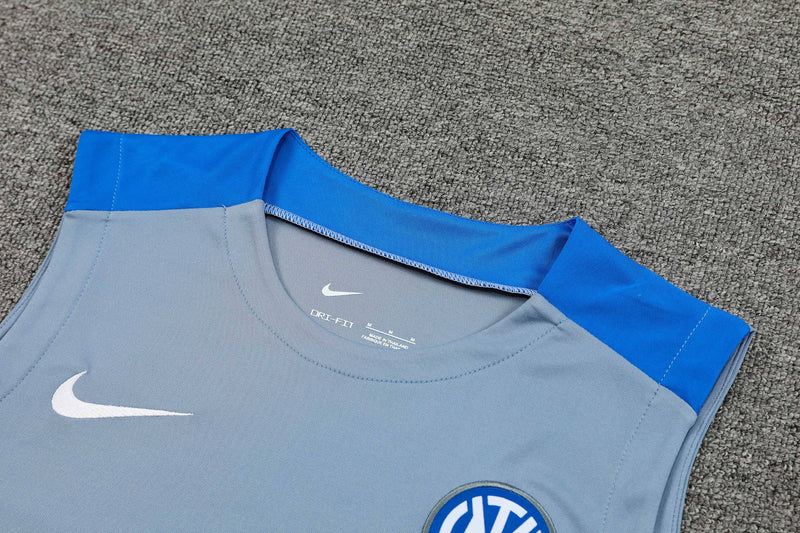 Kit Treino (Regata + Shorts) - Inter de Milão 2024/25