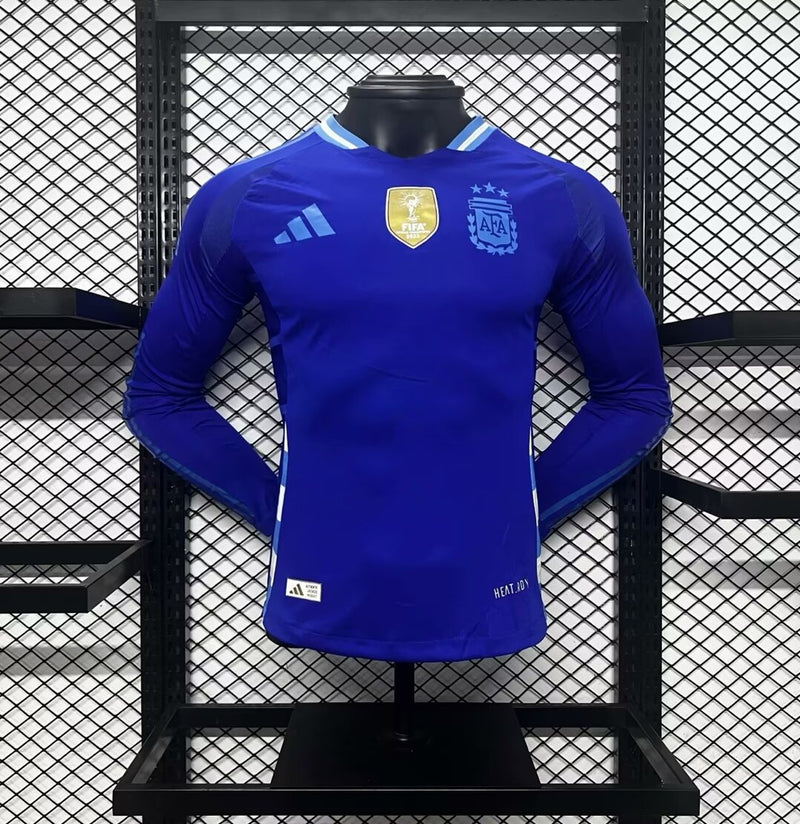Camisa Argentina Away 2024/25 - Versão Jogador - Manga Longa