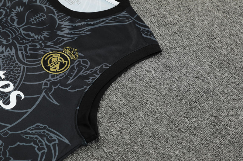Kit Treino (Regata + Shorts) - Real Madrid 2024/25 Dragon