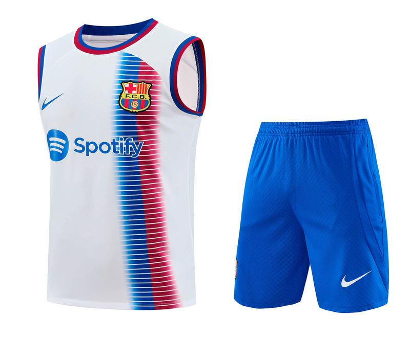 Kit Treino (Regata + Shorts) - Barcelona 2024/25