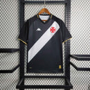 Camisa Vasco da Gama Home 2023/24 - Kappa Torcedor Masculina - Preta/Branca