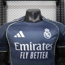 Camisa Real Madrid Away 2025/26 - Adidas Jogador Masculina - Cinza