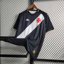 Camisa Vasco da Gama Home 2023/24 - Kappa Torcedor Masculina - Preta/Branca