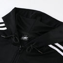 Kit Conjunto Adidas Tech Fleece - Jaqueta e Calça- Preta/Branca
