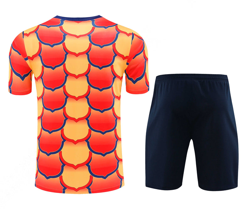 Kit Treino (Camisa + Shorts) - Barcelona 2024/25
