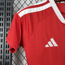 Camisa Internacional Home 2026/27 - Adidas Torcedor Feminina - Vermelha/Branca