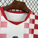 Camisa Seleção Croácia Home 2026/27 - Nike Torcedor Masculina - Branca/Vermelha