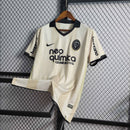 Camisa Pronta Entrega Corinthians Edição Especial Centenária 2010/11 - Nike Retrô Masculina - Bege/Preta