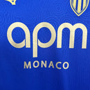 Camisa Mônaco Away 2025/26 - Mizuno Torcedor Masculina - Azul/Dourada