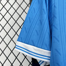 Camisa Pronta Entrega Napoli Home 2025/26 - EA7 Torcedor Masculina - Azul/Branca