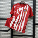 Camisa Atlético de Madrid Treino 2025/26 - Nike Torcedor Masculina - Vermelha/Branca