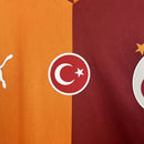 Camisa Galatasaray Home 2025/26 - Puma Torcedor Masculina - Laranja/Bordo