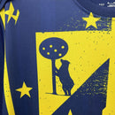 Camisa Atlético de Madrid Treino 2025/26 - Nike Torcedor Masculina - Azul/Amarela