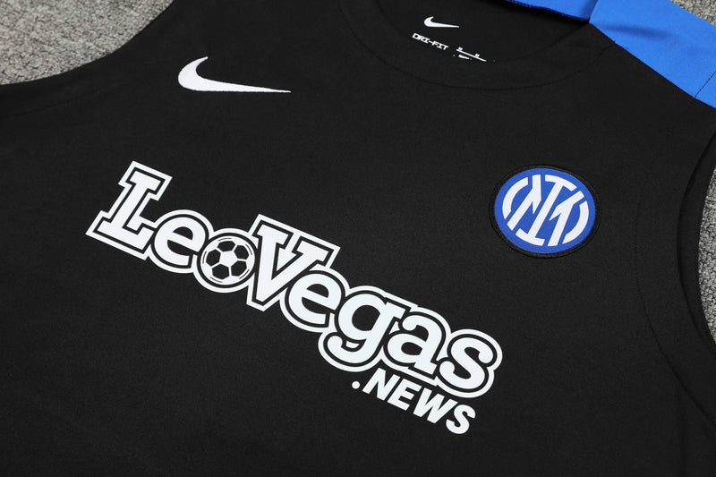 Kit Treino (Regata + Shorts) - Inter de Milão 2024/25