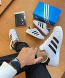 Tênis Adidas SuperStar - Branco/Preto
