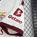 Camisa Benfica Away 2026/27 - Adidas Torcedor Masculina - Bege/Bordo