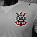 Camisa Corinthians Home 2026/27 - Nike Jogador Masculina - Branca/Preta
